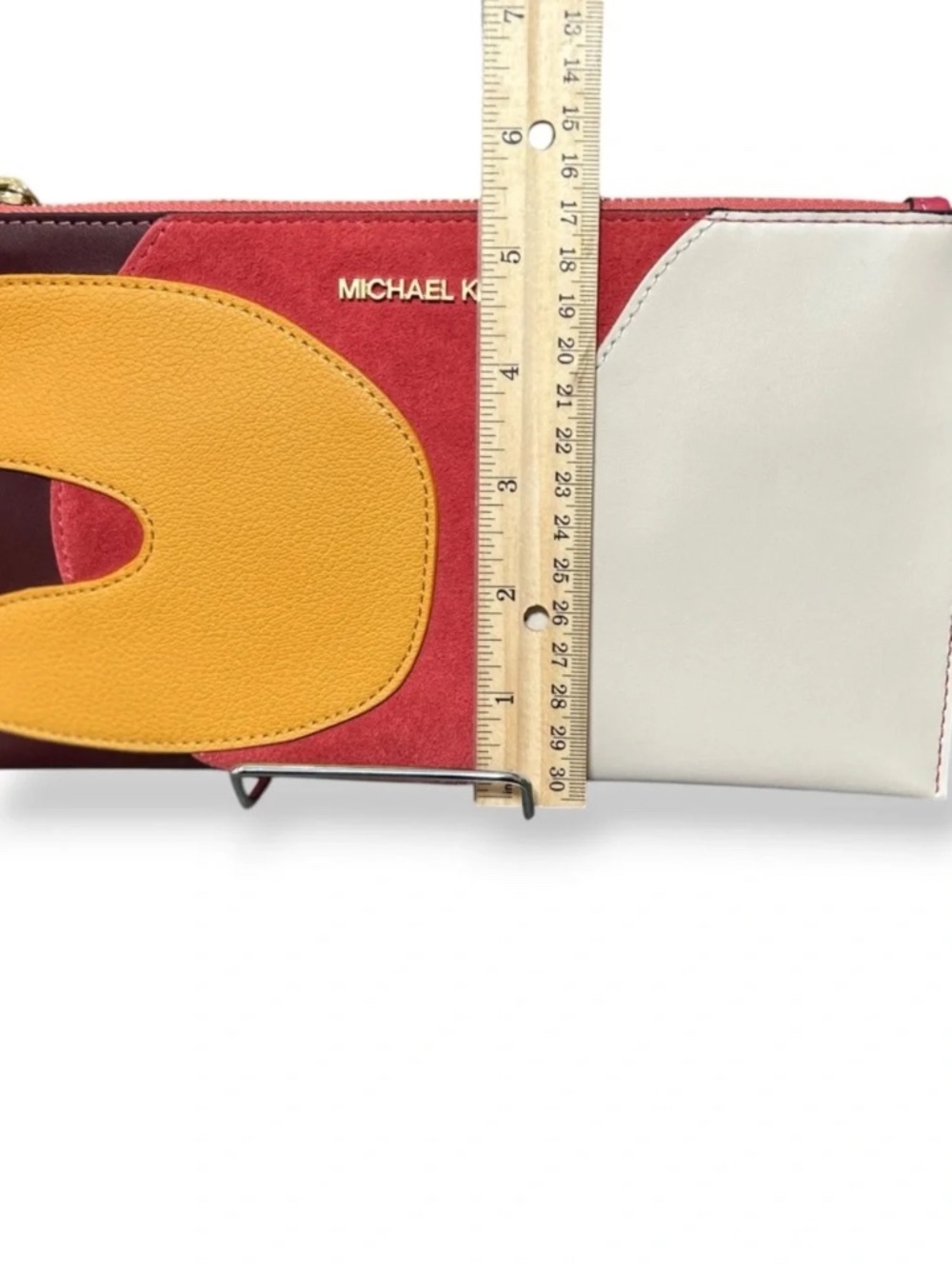 Michael Kors NWOT Large Colorblock Wristlet 35F4GTVW7Y - Picture 5 of 8